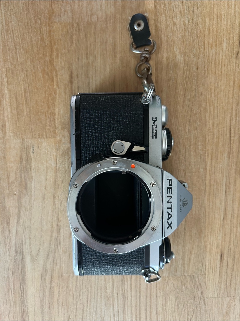 Pentax ME Film SLR Camera Body in Black and Silver - PARTS ONLY